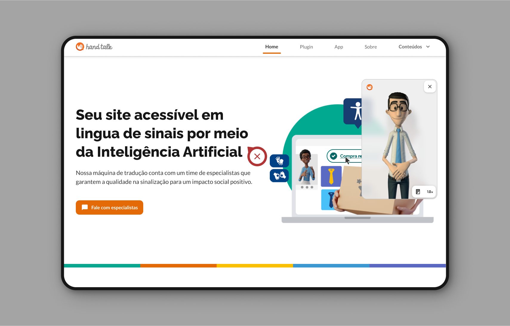 Imagem demonstrando o cursor inválido vermelho, o que significa que o elemento não pode ser traduzido.